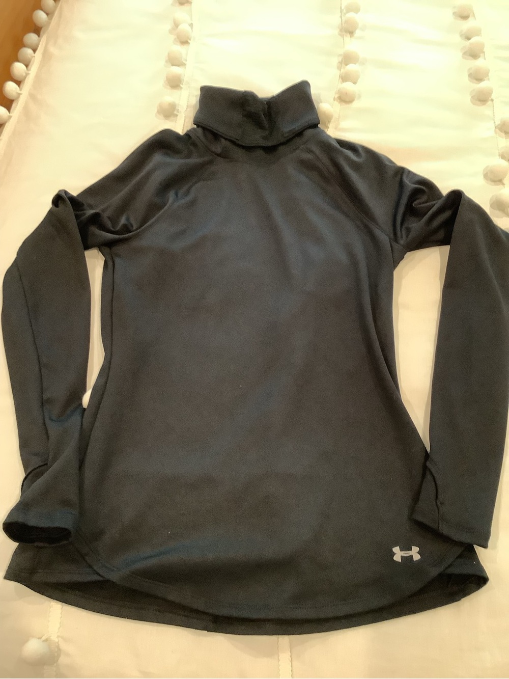 Under Armour Black Long-Sleeve Turtleneck Performance Tee